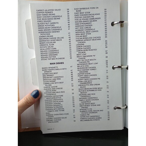 Heart Of The Triad Quilt Guild Cookbook Kernersville, NC 2006 Hardcover Binder - Picture 5 of 7